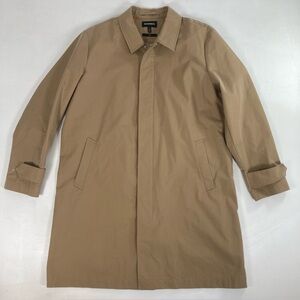 Bonobos Slim Fit Mens Trench Overcoat Tan Beige Size XL Outdoor Rain Preppy